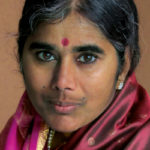 Mother Meera, an incarnation of the Divine Mother who gives darshans