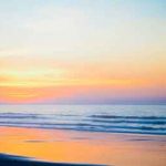 Sunset at the Ocean a portal into the divine